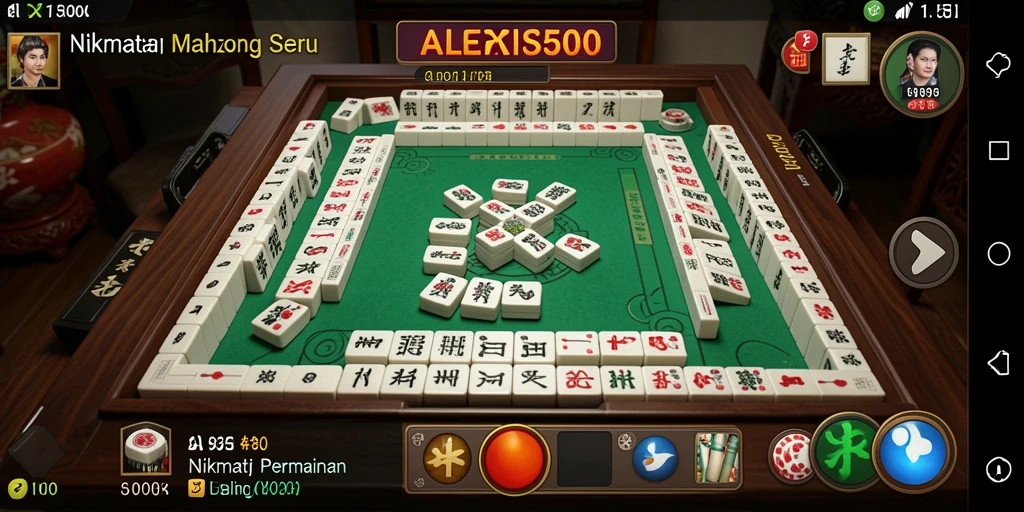 Gameplay Mahjong yang seru dan menantang di ALEXIS500.