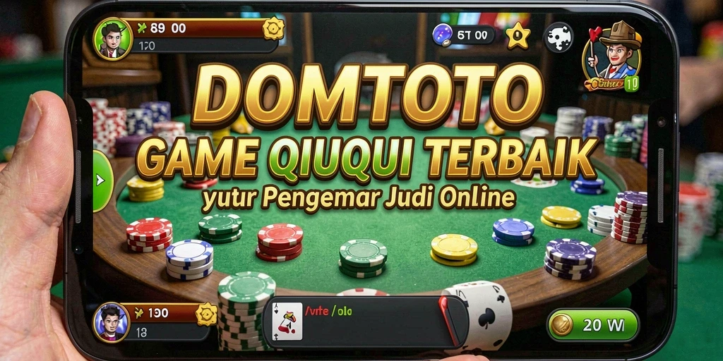 Tampilan gameplay QiuQiu yang seru dan menantang di DOMTOTO.