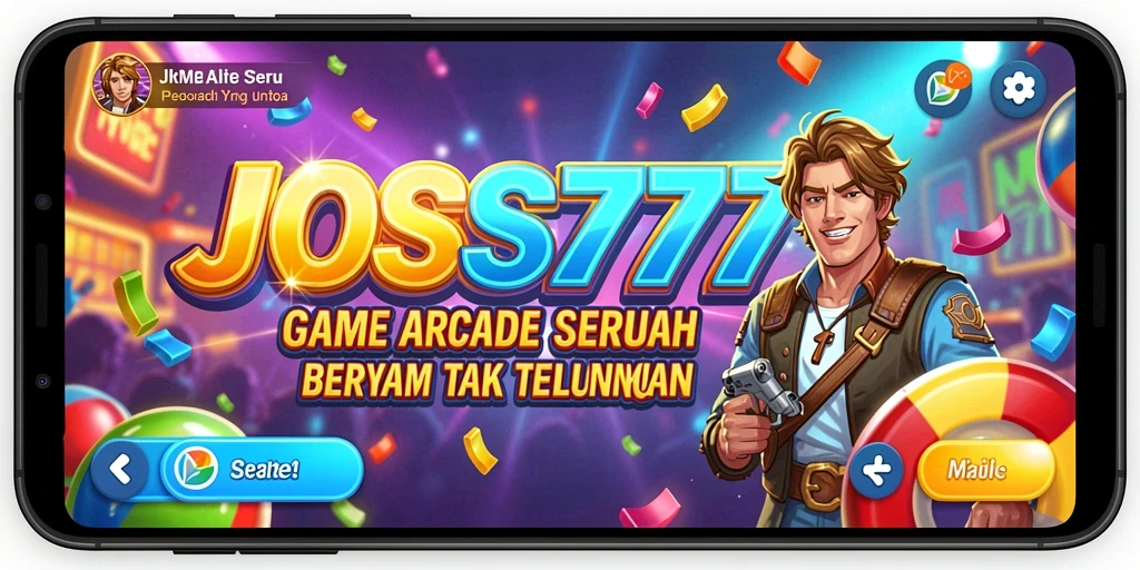 Screenshot gameplay JOSS777 yang menunjukkan aksi seru dalam permainan Arcade.