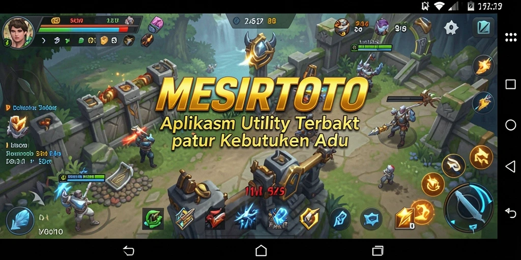 Tampilan antarmuka MESIRTOTO yang intuitif dan elegan.