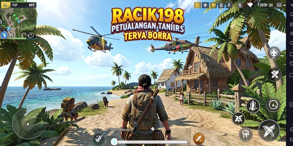 Tangkapan layar menampilkan petualangan menakjubkan dalam RACIK198 di dunia terbuka.