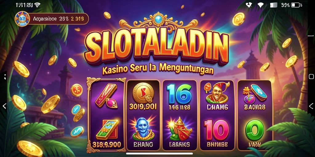Tampilan gameplay SLOTALADIN yang memukau dan interaktif.