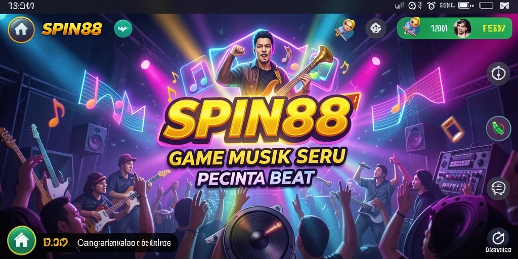 Tampilan gameplay SPIN88 yang seru dan penuh warna.