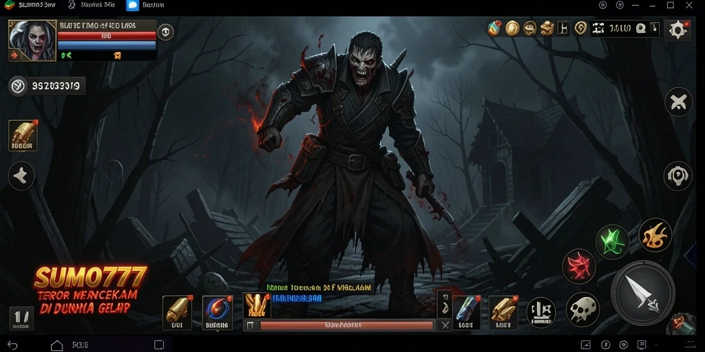 Tangkapan layar menampilkan gameplay Horror yang mendebarkan dalam SUMO777.