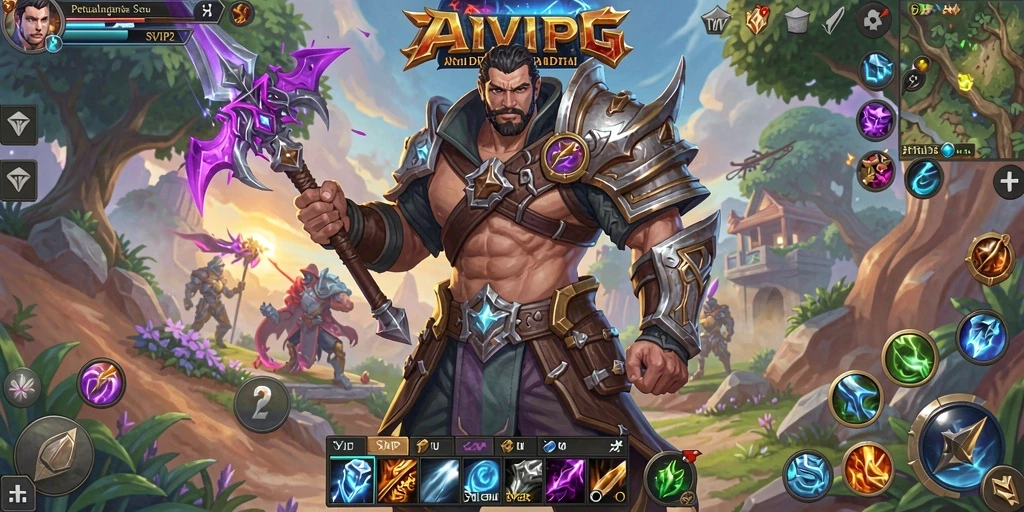Tampilan gameplay menakjubkan di SVIP2 dengan aksi ARPG yang dinamis.