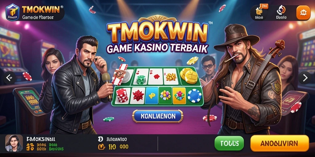 Tampilan gameplay menarik dari TMOKWIN yang menampilkan suasana Kasino.